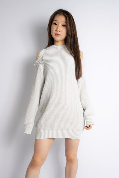 Ariana Cold Shoulder Knit Dress
