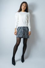 Lala Puff Sleeve Knit Top