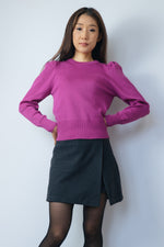 Lala Puff Sleeve Knit Top