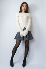 Juliet Off Shoulder Knit Sweater