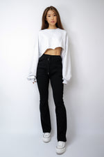 Lila Ribbed Knit Flare Pants