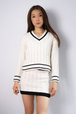 Preppy Cable Knit Set