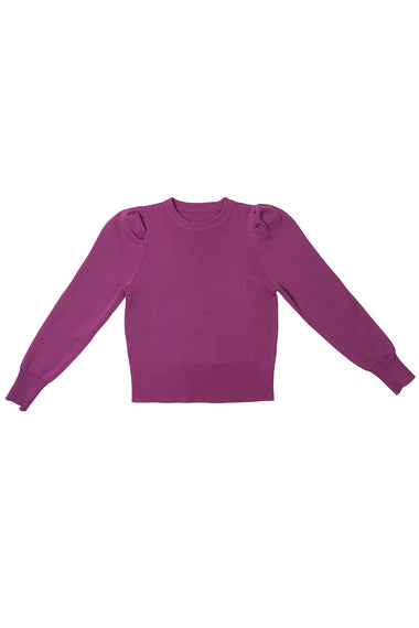 Lala Puff Sleeve Knit Top