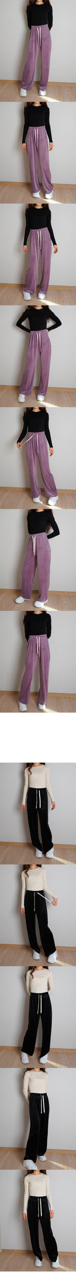 Velvet Sweat Pants